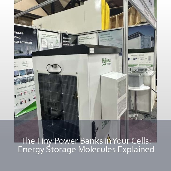 The Tiny Power Banks in Your Cells: Energy Storage Molecules Explained